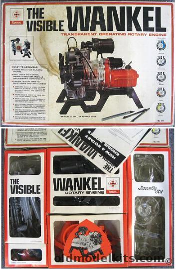 Renwal 1/3 The Visible Wankel Motorized Engine, 811 plastic model kit